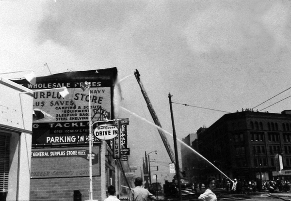 St. Vincent De Paul fire East Third 1959